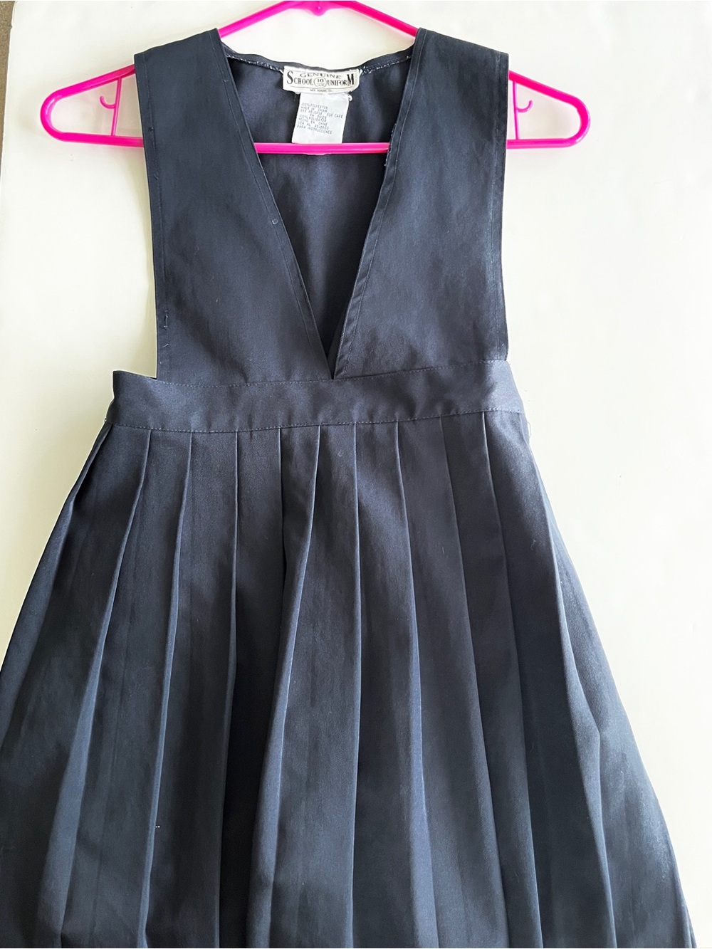 Perfect girls School Uniform Pleated Jumper Dress - navy blue size 10
